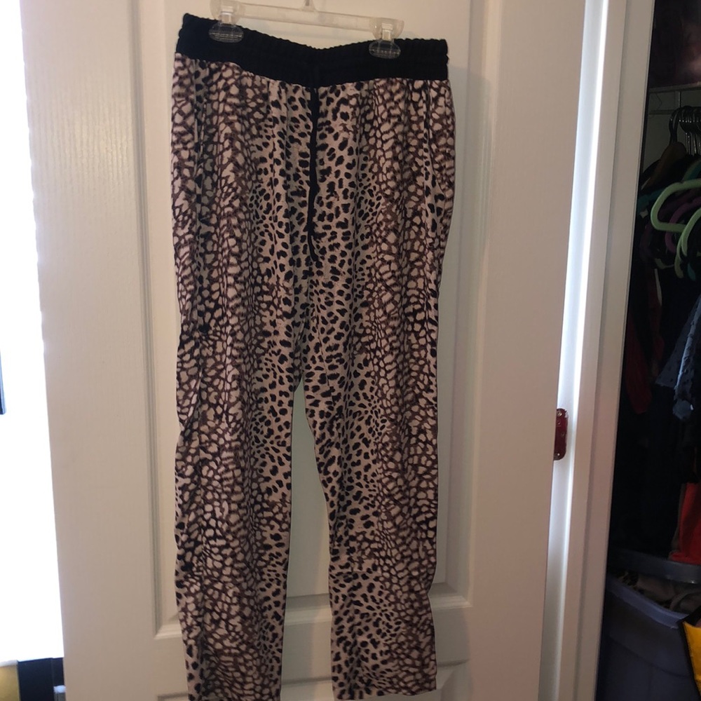 Animal print pants